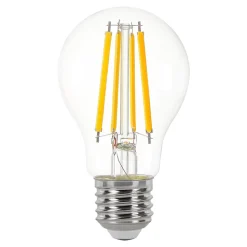 3 ampoules LED à filament A60 standard E27 806lm = 60W blanc chaud Jacobsen