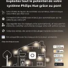 2 ampoules LED connectée Philips Hue IP20 GU10 1100lm 11W blanc