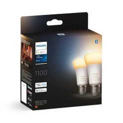 2 ampoules LED connectée Philips Hue IP20 GU10 1100lm 11W blanc