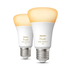 2 ampoules LED connectée Philips Hue IP20 GU10 1100lm 11W blanc