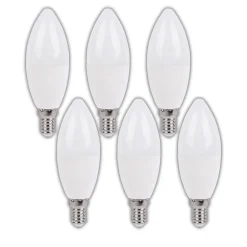 6 Ampoules LED connectées E14 Voltman