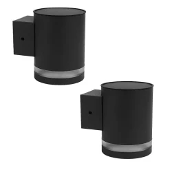 2 Appliques murales solaires HELIO H12cm