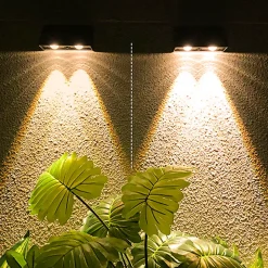 4 Appliques murales solaires KYLA H6cm