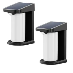 2 Appliques murales solaires LUSTY H18cm