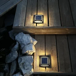 8 Balise solaires carrées QUADRY 12cm 60LM