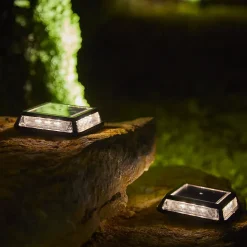 8 Balise solaires carrées QUADRY 12cm 60LM