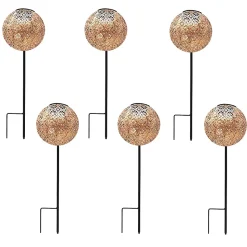 6 Balises solaires à planter AGADIR H45cm