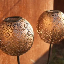 2 Balises solaires à planter AGADIR H45cm