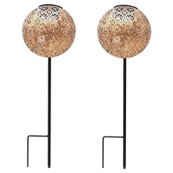 2 Balises solaires à planter AGADIR H45cm