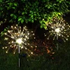 2 Balises solaires à planter FIREWORKS SPIKE H97cm