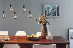 1879 Filament 230 V Ampoules LED Rustika E27 Dim 385lm 7,5W 2200K gradable Verre fumé