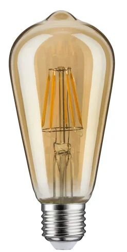 1879 Filament 230 V Ampoules LED Rustika E27 Dim 480lm 6W 1700K gradable Doré