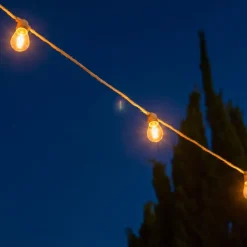 2 Guirlandes solaire FANTASY CORD HYBRID 10 ampoules 7.50M