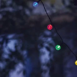 2 Guirlandes solaire FESTY COLOR RGB 20 globes 5.8M
