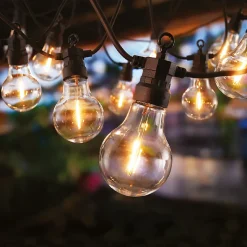 2 Guirlandes solaires PARTY CLEAR HYBRID 10 ampoules 7.5M