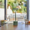 2 Lampe de table sans fil ROBY Vert H30cm