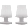 2 Lampes de table sans fil LADY MINI H22cm