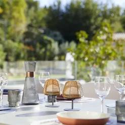 4 Lampes de table sans fil TWINS BOHEME H16cm