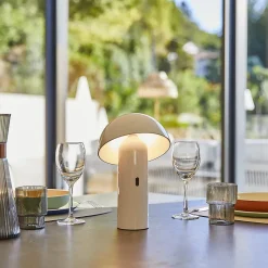 2 Lampes de table sans fil TOD Blanc H28cm