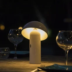 2 Lampes de table sans fil TOD Blanc H28cm