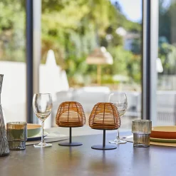 2 Lampes de table sans fil TWINS BOHEME H16cm