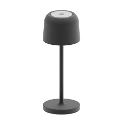 6 Lampes de table SOPHIA Gris + base de chargement