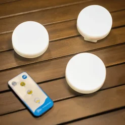 3 lampes portables à suspendre rechargeables Cherry mini 3W IP54 Newgarden