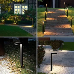 4 Potelets solaires TORLY H49cm 200LM