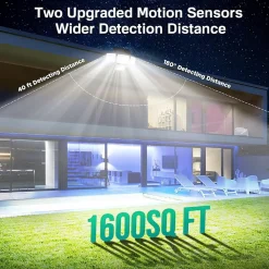 4 Projecteurs solaires sensor FAIRVIEW 700LM