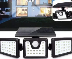 4 Projecteurs solaires sensor FALCON 800LM