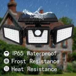 4 Projecteurs solaires sensor FALCON 800LM