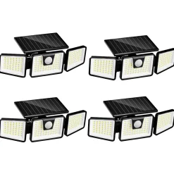 4 Projecteurs solaires sensor FALCON 800LM