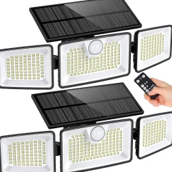 2 Projecteurs solaires sensor GLEAMAX 700LM