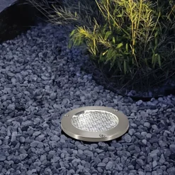 2 spots encastrable solaire Glend IP65 GoodHome lumière blanche