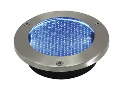 2 spots encastrable solaire Glend IP65 GoodHome lumière bleue