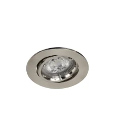 3 spots encastrables Debye GU10 blanc chaud IP20 dimmable 520lm 5.8W Ø8.5xH.9.4cm chrome GoodHome