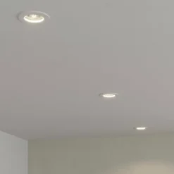 3 spots encastrables GU10 blanc chaud IP20 230lm 3.1W Ø8.2xH.8.7cm blanc