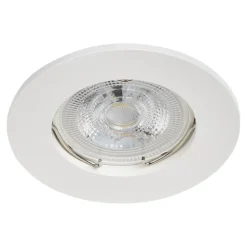 3 spots encastrables GU10 blanc chaud IP20 230lm 3.1W Ø8.2xH.8.7cm blanc
