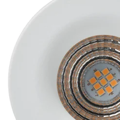 3 spots encastrables Hobson LED intégrée blanc chaud IP20 dimmable 450lm 6.1W Ø8.8xH.5.3cm blanc GoodHome