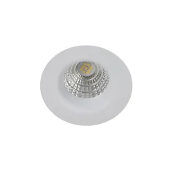3 spots encastrables Hobson LED intégrée blanc chaud IP20 dimmable 450lm 6.1W Ø8.8xH.5.3cm blanc GoodHome