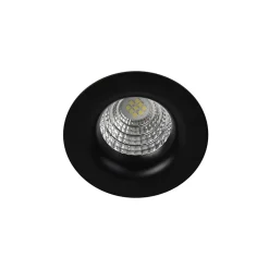 3 spots encastrables Hobson LED intégrée blanc neutre IP20 dimmable 450lm 6.1W Ø8.8xH.5.3cm noir GoodHome