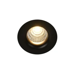 3 spots encastrables Hobson LED intégrée blanc chaud IP20 dimmable 450lm 6.1W Ø8.8xH.5.3cm noir GoodHome