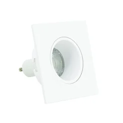 3 spots encastrables LED integrée blanc chaud IP20 2700K 345lm 5W rond Xanlite