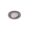 3 spots encastrables Quimby LED intégrée blanc chaud IP20 dimmable 350lm 5.5W Ø8.5xH.5.2cm chrome GoodHome