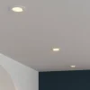 3 spots encastrables Quimby LED intégrée blanc chaud IP20 dimmable 350lm 5.5W Ø8.5xH.5.2cm blanc GoodHome