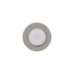 3 spots encastrables Quimby LED intégrée blanc neutre IP20 dimmable 350lm 5.5W Ø8.5xH.5.2cm chrome GoodHome