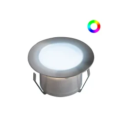 10 Spots LED à Encastrer - RGB - Telecommande + Transformateur 30W - SOFIA - Plug & Play - Dimmable