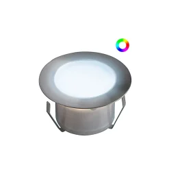 10 Spots LED à Encastrer - RGB - Telecommande + Transformateur 30W - SIROS - Plug & Play - Dimmable