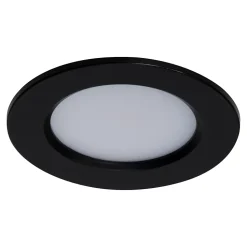 3 spots Ledyard LED intégrée blanc neutre IP20 200lm 2W Ø6,4xH.2cm noir GoodHome