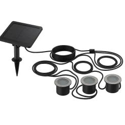 3 Spots Solaires encastrables SOLPOOL 100LM